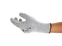 imagen de Ansell EDGE 48-703 - Size 9 - Gray Cut-Resistant Gloves - ANSI A4 Cut Resistance - Leather Palm Coating - 48703090