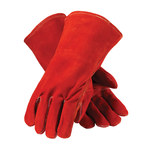 imagen de PIP Red Viper 73-7015 Brown Large Split Cowhide Welding Glove - Wing Thumb - 13.5 in Length