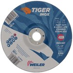 imagen de Weiler Tiger inox Disco de corte y esmerilado 58117 - 7 pulg. - INOX - 30 - T