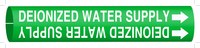 imagen de Brady 4173-H Marcador de tubería con correa - 10 pulg. to 15 pulg. - Agua - Plástico - Blanco sobre verde - B-915