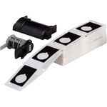 imagen de Brady M6-168-593-BK Etiquetas para impresora con panel en relieve - 1.2 pulg. x 1.9 pulg. - Poliéster - Negro - B-593