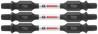 imagen de Bosch T20 Torx Juego de puntas dobles ITDET202503 - Acero De Aleación - 2.5 pulg. Longitud - 48404