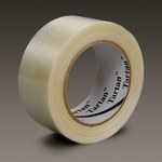 imagen de 3M Tartan 8932 Clear Filament Strapping Tape - 72 mm Width x 55 m Length - 3.75 mil Thick - 63294