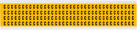 imagen de Brady 1500-C Etiqueta en forma de letra - C - Negro sobre amarillo - 1/4 pulg. x 3/8 pulg. - B-946