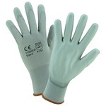imagen de West Chester PosiGrip 713SUCG Gray Large Nylon/Spandex Work Gloves - Polyurethane Palm & Fingers Coating - 9.5 in Length - 713SUCG/L