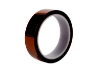 imagen de 3M 8997 Ámbar claro Cinta de enmascarar de poliamida - 1/2 pulg. Anchura x 36 yd Longitud - 98855