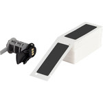imagen de Brady PTLEP-176-593-BK Rollo de etiquetas troqueladas para impresoras - 3 pulg. x 1 pulg. - Poliéster - Negro - B-593