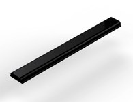imagen de 3M Bumpon SJ5510SBMC Black Bumper/Spacer Pad - Continuous Strip Shaped Bumper - 0.5 in Width x 50 ft Length - 0.15 in Height - 18465