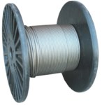 imagen de Lift-All Steel Aircraft Cable 316500719S - 3/16 in Dia x 500 ft - Silver