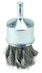 imagen de Weiler Stainless Steel Cup Brush - Unthreaded Stem Attachment - 1-1/8 in Diameter - 0.010 in Bristle Diameter - 10213