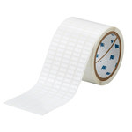 imagen de Brady THT-36-423-10 Rollo de etiquetas troqueladas para impresoras - 0.5 pulg. x 0.2 pulg. - Poliéster - Blanco - B-423