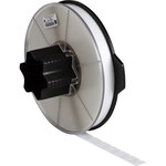imagen de Brady WRAP-1-427 Rollo de etiquetas troqueladas para impresoras - 0.5 pulg. x 3/4 pulg. - Vinilo - Blanco - B-427