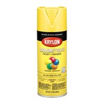 imagen de Krylon COLORmaxx Sun Yellow Gloss Acrylic Enamel Spray Paint - 16 oz Aerosol Can - 12 oz Net Weight - 05541