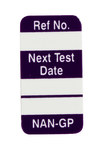 imagen de Brady Nanoetiqueta NAN-GP P Morada Vinilo Inserto de nanoetiqueta - Ancho 5/8 pulg. - Altura 1 1/4 pulg. - 14285