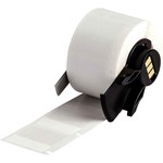 imagen de Brady M610 M6-19-417 Etiquetas autolaminables para cables y alambres - 1 pulg. x 1 pulg. - Vinilo - Blanco, transparente