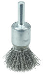 imagen de Weiler Steel Cup Brush - Unthreaded Stem Attachment - 1/2 in Diameter - 0.006 in Bristle Diameter - 11000