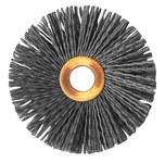 imagen de Weiler Nylox 29088 Wheel Brush - 3 in Dia - Crimped Round Nylon Bristle