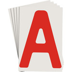 imagen de Brady Toughstripe 121693 Etiqueta en forma de letra - A - Rojo - 6 pulg. x 8 pulg. - B-514