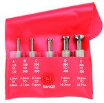 imagen de Starrett Juego de medidores de agujeros pequeños - 1/8 - 1/2 pulg. x 2 pulg. - S830FZ