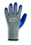 imagen de Ansell PowerFlex 80-100 Gray/Blue 9 Cotton/Polyester Work Gloves - Latex Coating - Rough Finish - 206402