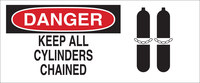 imagen de Brady B-401 Poliestireno Rectángulo Señal de almacenamiento de productos químicos Blanco - 14 pulg. Ancho x 10 pulg. Altura - 25910