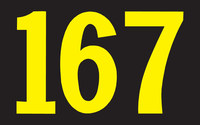 imagen de Brady 50019 Amarillo sobre negro Rectángulo Hojas reflectantes Marcador de conductos/voltaje - Ancho 4 3/4 pulg. - Altura 2 7/8 pulg. - B-997