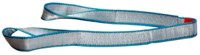 imagen de Lift-All Tuff-Edge III Polyester 2-ply Twisted Eyes Web Sling EE2803TTX6 - 3 in x 6 ft - Silver W/Blue Edge