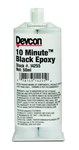 imagen de Devcon 10 Minute Black Two-Part Epoxy Adhesive - Base & Accelerator (B/A) - 50 ml Cartridge - 14255