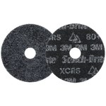imagen de 3M Scotch-Brite Disco de acondicionamiento de superficies de cambio rápido 67232 - Cerámica con forma de precisión - 4-1/2 pulg. - Extra Grueso - 80+