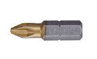 imagen de Vega Tools #2 Phillips Insertar Broca impulsora 125P2CR-TI - Acero S2 Modificado - 1 pulg. Longitud - Nitruro de titanio acabado - 01037