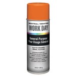 imagen de Krylon Work Day 44139 Orange Alkyd Enamel Paint - 16 oz Aerosol Can - 10 oz Net Weight - 04413