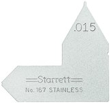 imagen de Starrett Steel Radius Gauge 167-015