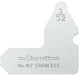 imagen de Starrett Acero Medidor de radio - 167-3/32