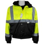 imagen de Global Glove Frogwear GLO-EB1 Chaqueta para condiciones frías GLO-EB1/MD - tamaño Mediano - Poliuretano en Oxford - Plateado/amarillo - glo-eb1 md