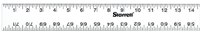 imagen de Starrett Aluminio Regla de aluminio - longitud de 72 pulg. - ancho de 2 pulg. - espesor de.125 pulg - ASE-72