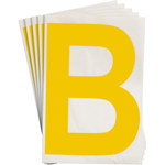 imagen de Brady Toughstripe 121702 Etiqueta en forma de letra - B - Amarillo - 6 pulg. x 8 pulg. - B-514