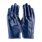 imagen de PIP Excalibur 60-3106 Blue Large Cotton Work Gloves - Straight Thumb - Nitrile Full Coverage Coating - 8.6 in Length - 60-3106/L