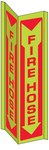 imagen de Brady Bradyglo B-347 Poliéster/poliestireno Cartel de equipo de fuego Verde - 7.5 pulg. Ancho x 18 pulg. Altura - 50784