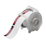 imagen de Brady 121550 Rollo de etiquetas para impresora - Vinilo - Negro/Rojo sobre blanco - B-595