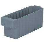 imagen de Akro-mils Akrodrawer 15 lb Gris Poliestireno Estante Contenedor de almacenamiento - longitud 11 5/8 pulg. - Ancho 3 3/4 pulg. - Altura 4 5/8 pulg. - Compartimientos 1 - 31142 GREY