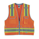 imagen de Ergodyne Glowear 8254HDZ Chaleco de alta visibilidad 21455 - tamaño Grande/XG - Poliéster Oxford - Naranja de alta visibilidad - ANSI clase 2