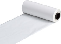 imagen de Brady R4413-WT White Printer Ribbon Roll - 4 in Width - 242 ft Length - Roll - 662820-92395