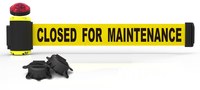 imagen de Banner Stakes Barrera magnética de pared con kit de luz MH7006L - Amarillo - banner stakes mh7006l