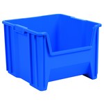 imagen de Akro-mils Stak-N-Store 75 lb Azul Polímero de grado industrial Apilado Contenedor de almacenamiento - longitud 17 1/2 pulg. - Ancho 16 1/2 pulg. - Altura 12 1/2 pulg. - Compartimientos 1 - 13018 BLUE