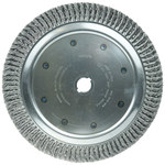 imagen de Weiler 09089 Wheel Brush - 15 in Dia - Knotted - Standard Twist Steel Bristle