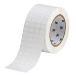 imagen de Brady THT-148-422-10 Rollo de etiquetas troqueladas para impresoras - 0.5 pulg. x 3/8 pulg. - Poliéster - Blanco - B-422