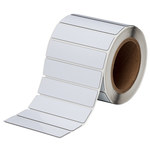 imagen de Brady THTEP174-593-.25 Rollo de etiquetas troqueladas para impresoras - 4 pulg. x 1 pulg. - Poliéster - Blanco - B-593