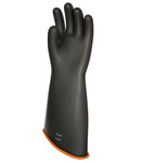 imagen de PIP Novax 158-4-18 Black/Orange 9 Rubber Work Gloves - 18 in Length - Smooth Finish - 158-4-18/9