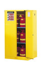 imagen de Justrite Sure-Grip EX Gabinete de almacenamiento de material peligroso 896020 - 60 gal - Amarillo