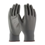 imagen de PIP 33-G115 Gray Large Polyester General Purpose Gloves - Polyurethane Palm & Fingers Coating - 33-G115/L
